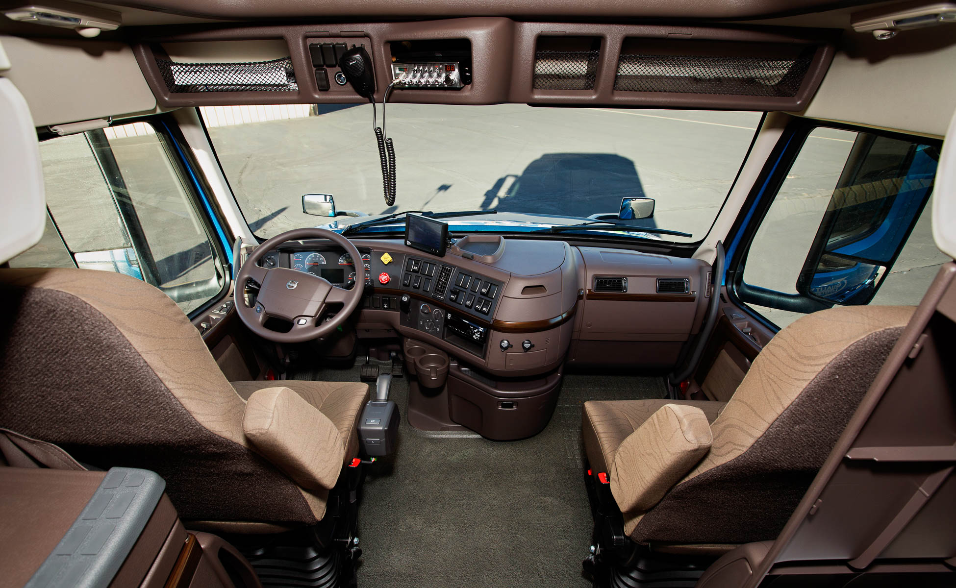 Interior of a Quality Logistics Volvo